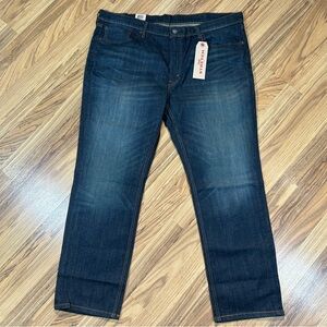 Levis 541 Jeans Mens 44x34 Blue Big & Tall Athletic Taper Dark Wash Stretch New
